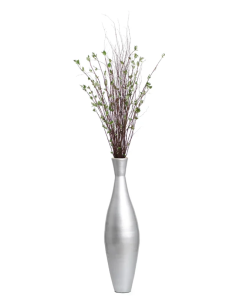 Minima Floor Vase (Silver)